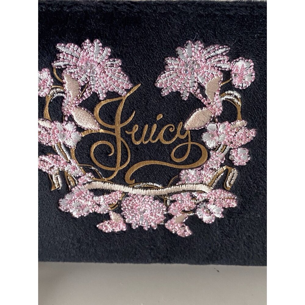 Juicy Couture Juicy In Bloom Multi Compartment Bifold Wallet‎ Liquorice NEW - Picture 4 of 13